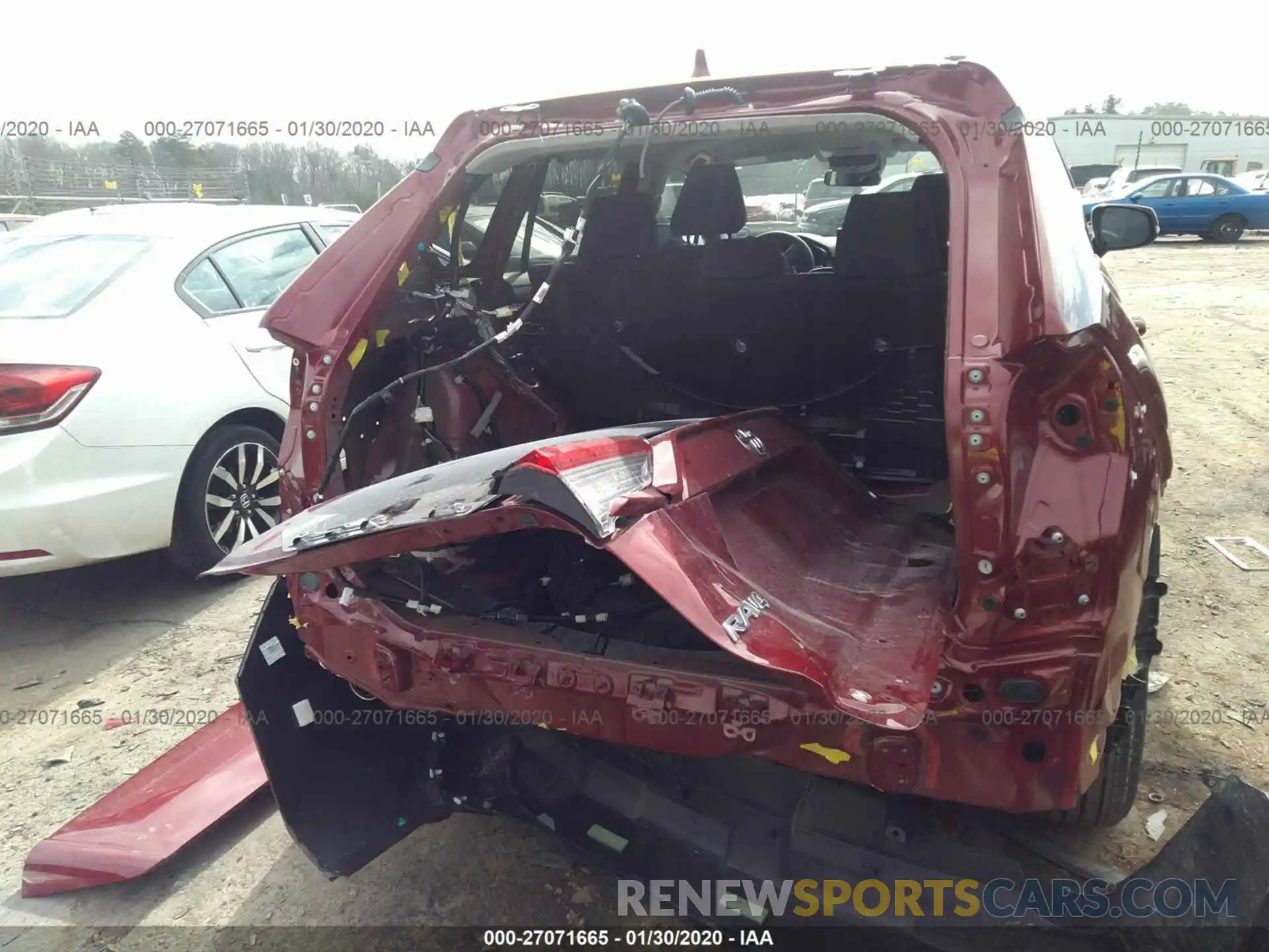 6 Photograph of a damaged car 2T3K1RFV9KW037673 TOYOTA RAV4 2019