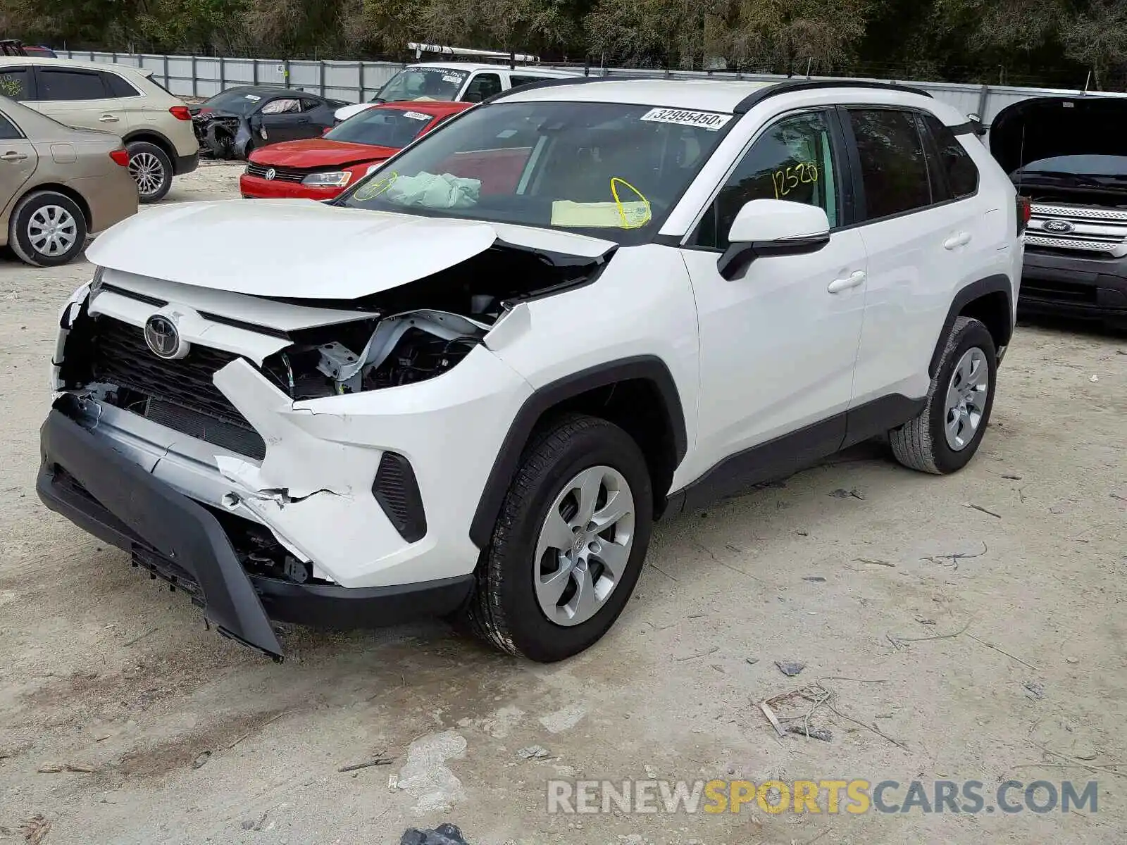 2 Photograph of a damaged car 2T3K1RFV9KW048320 TOYOTA RAV4 2019