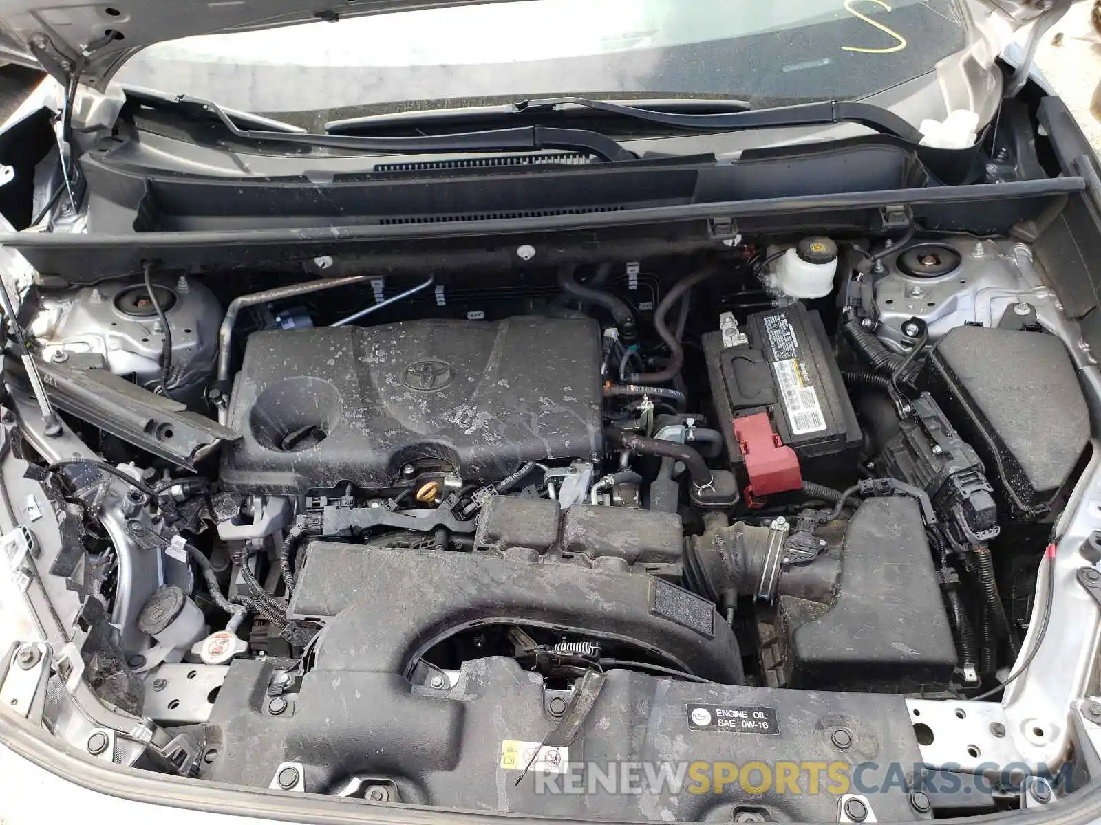 7 Photograph of a damaged car 2T3K1RFV9KW052853 TOYOTA RAV4 2019