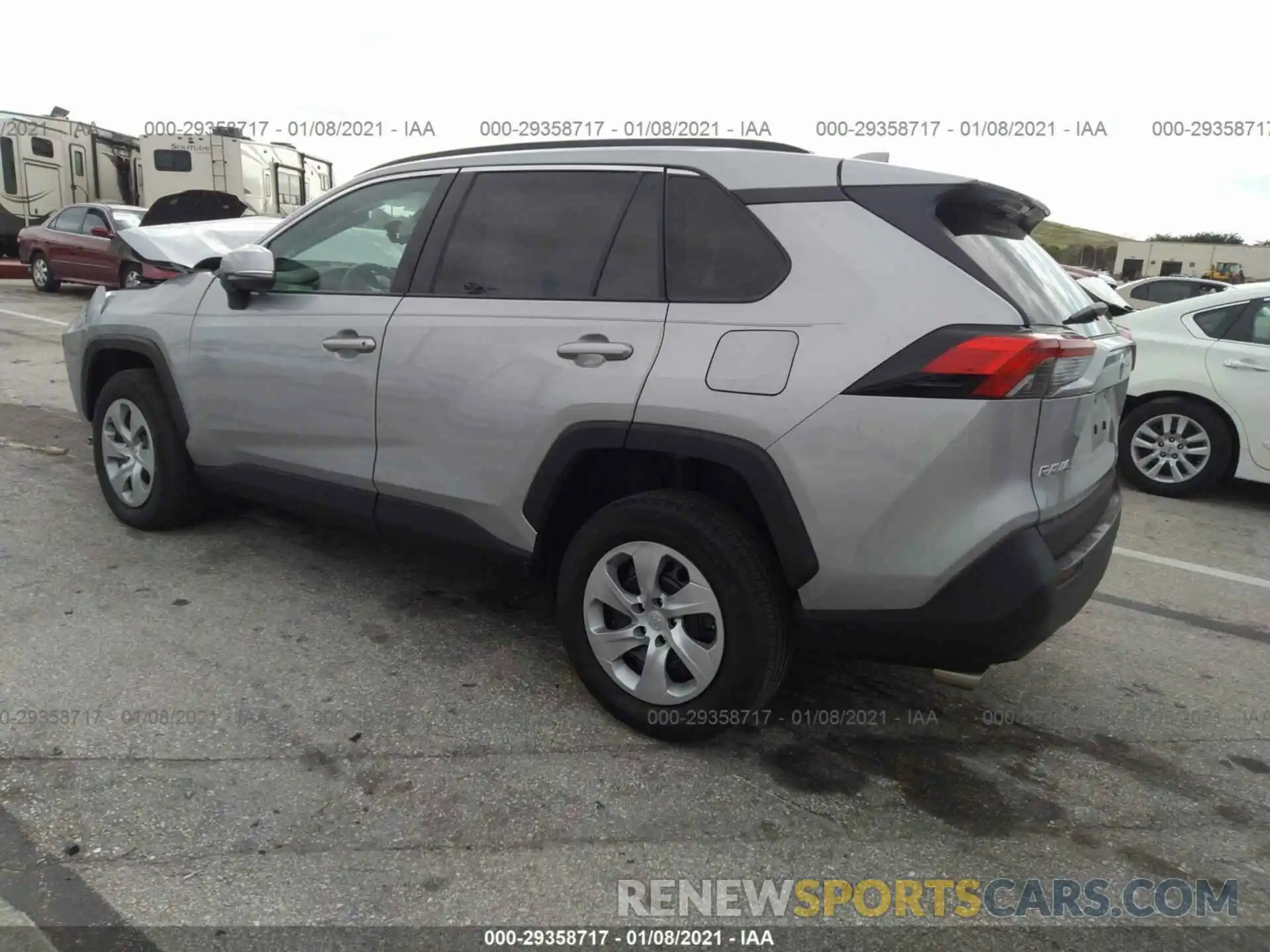 3 Photograph of a damaged car 2T3K1RFV9KW053274 TOYOTA RAV4 2019