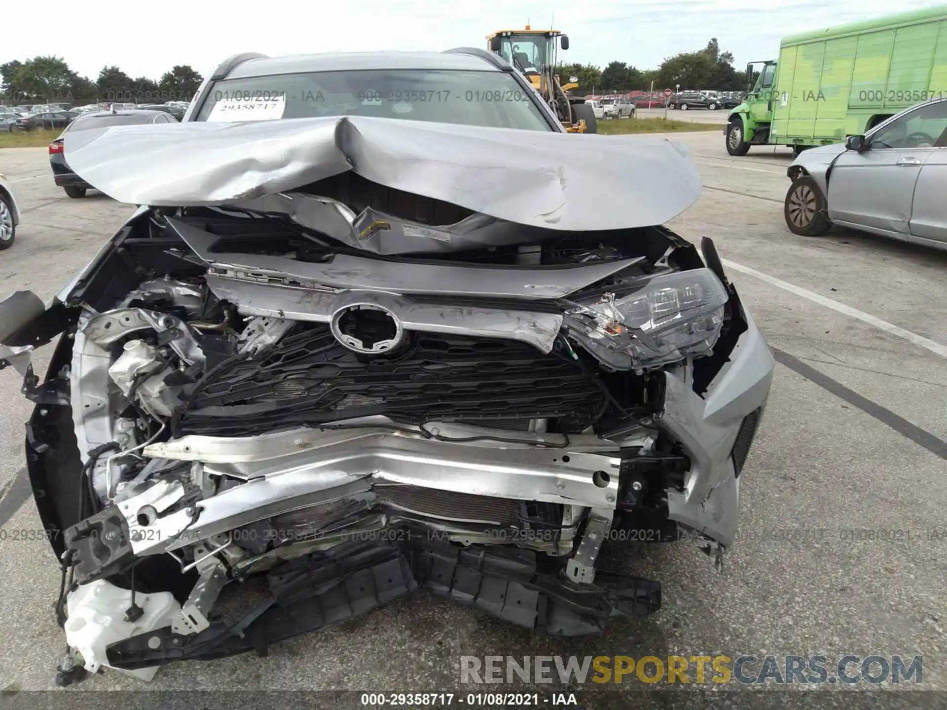 6 Photograph of a damaged car 2T3K1RFV9KW053274 TOYOTA RAV4 2019