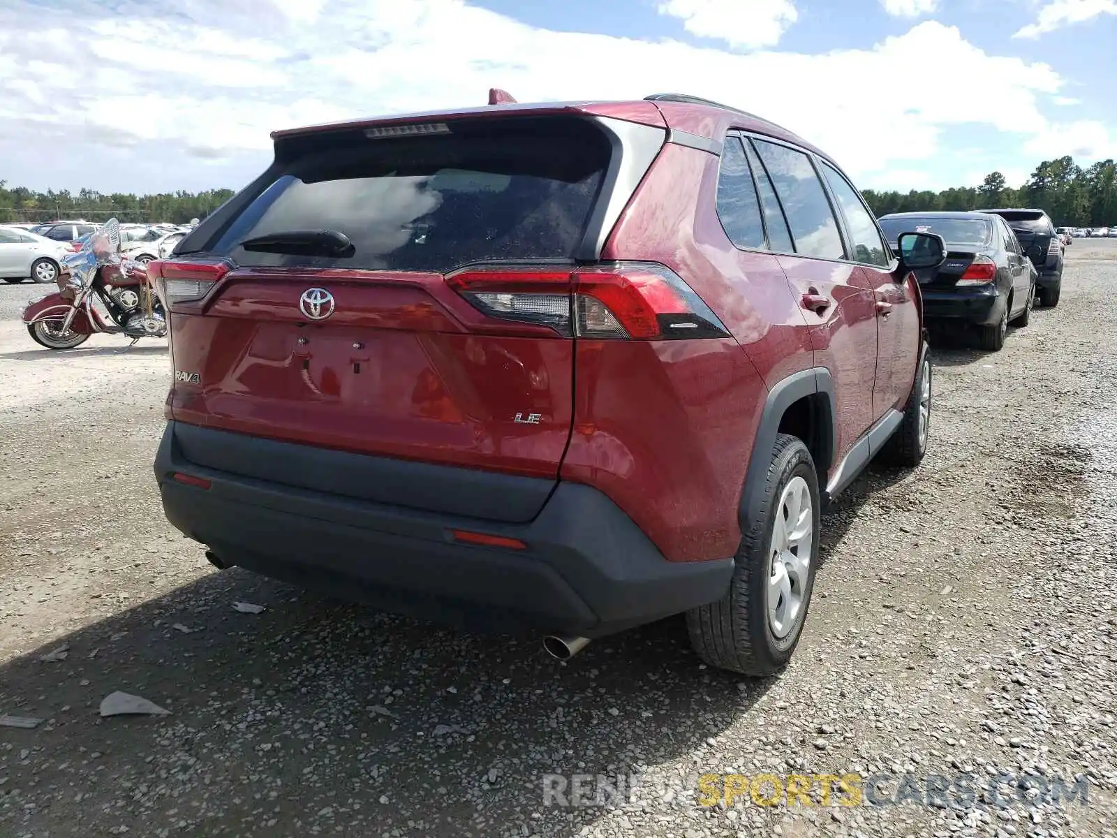 4 Photograph of a damaged car 2T3K1RFVXKC004814 TOYOTA RAV4 2019