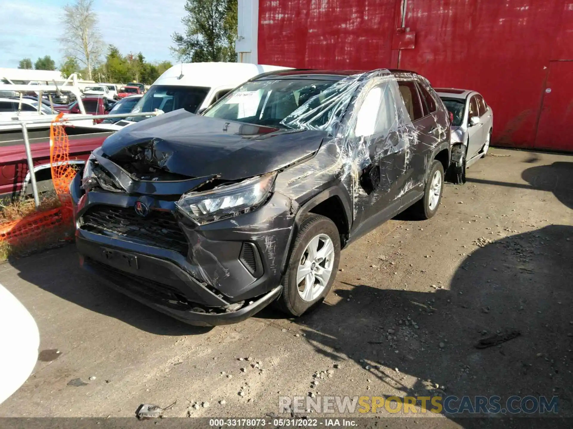 2 Photograph of a damaged car 2T3LWRFV2KW021823 TOYOTA RAV4 2019