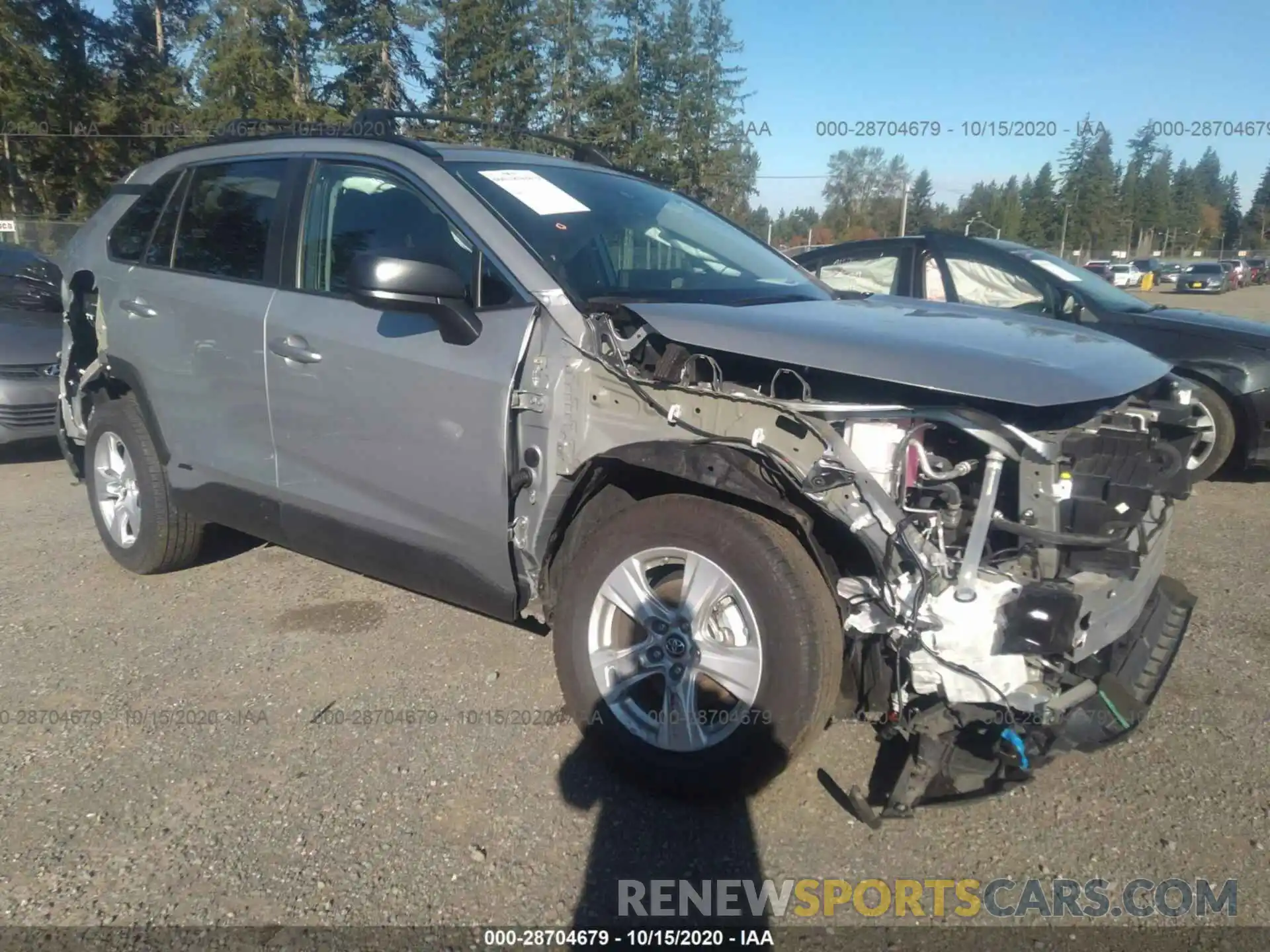 1 Photograph of a damaged car 2T3LWRFVXKW020838 TOYOTA RAV4 2019