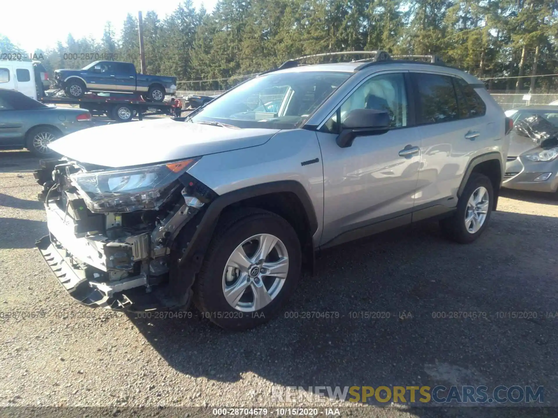 2 Photograph of a damaged car 2T3LWRFVXKW020838 TOYOTA RAV4 2019