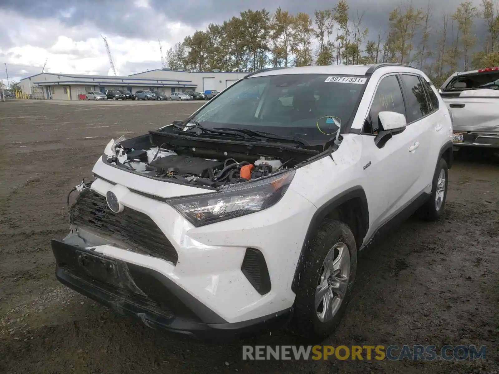 2 Photograph of a damaged car 2T3MWRFV0KW029505 TOYOTA RAV4 2019