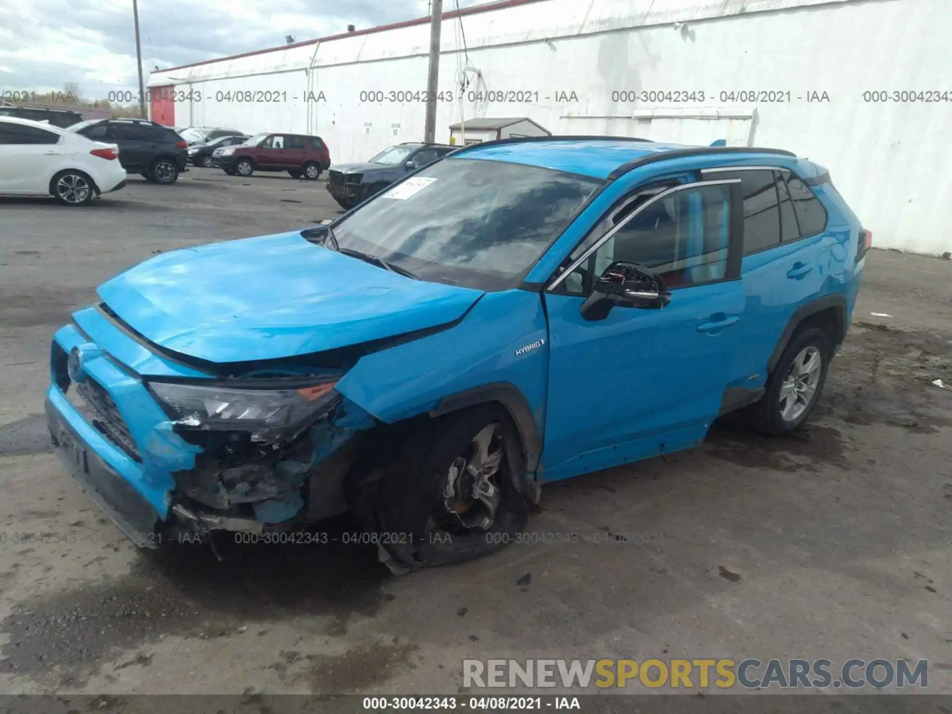 2 Photograph of a damaged car 2T3MWRFV0KW029763 TOYOTA RAV4 2019