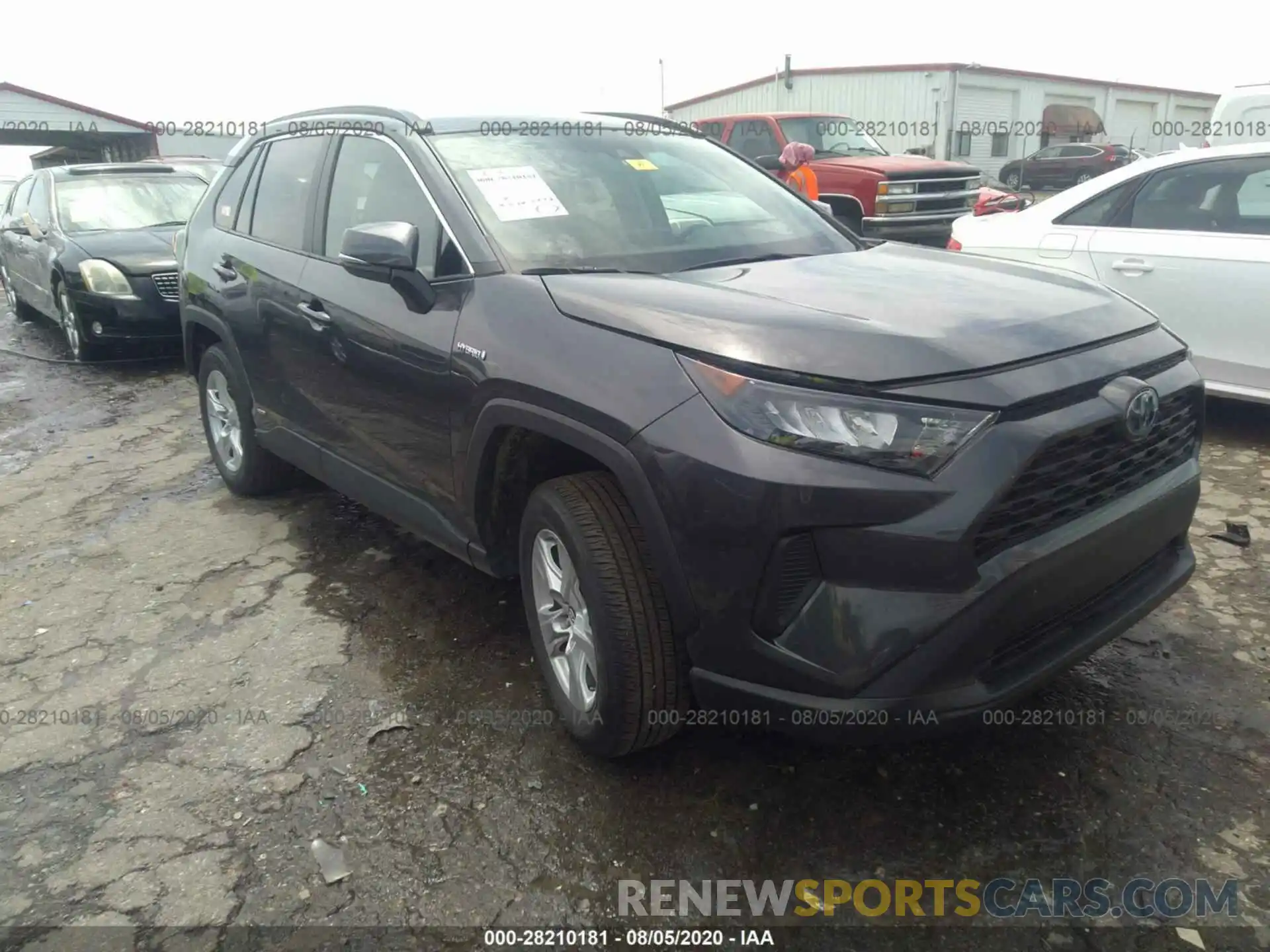 1 Photograph of a damaged car 2T3MWRFV0KW044344 TOYOTA RAV4 2019