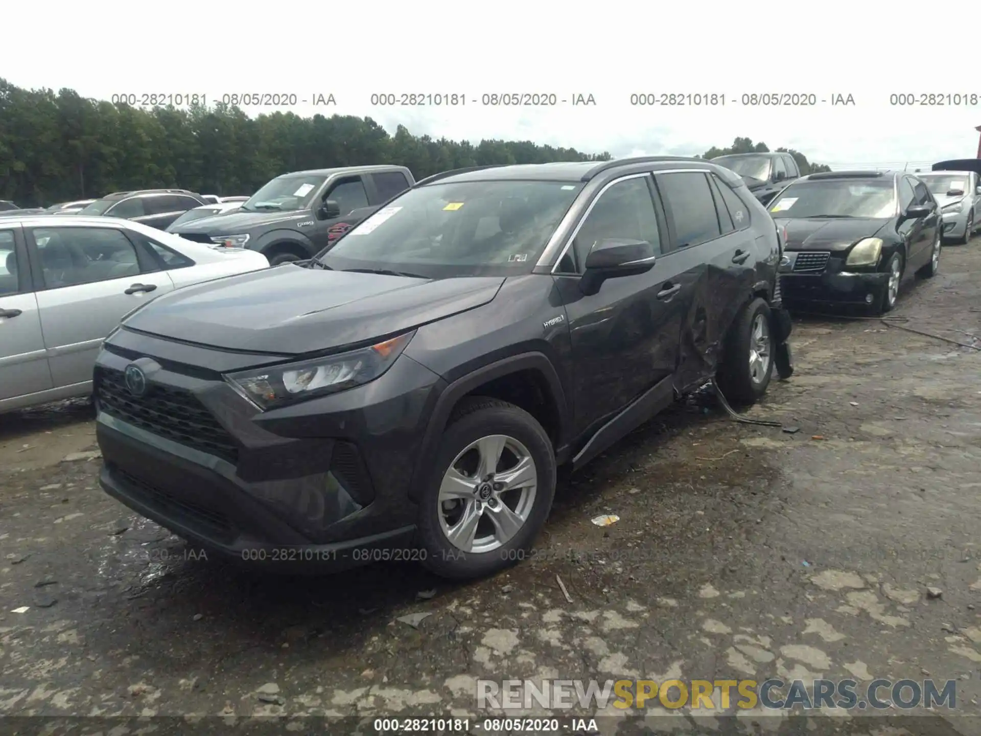 2 Photograph of a damaged car 2T3MWRFV0KW044344 TOYOTA RAV4 2019