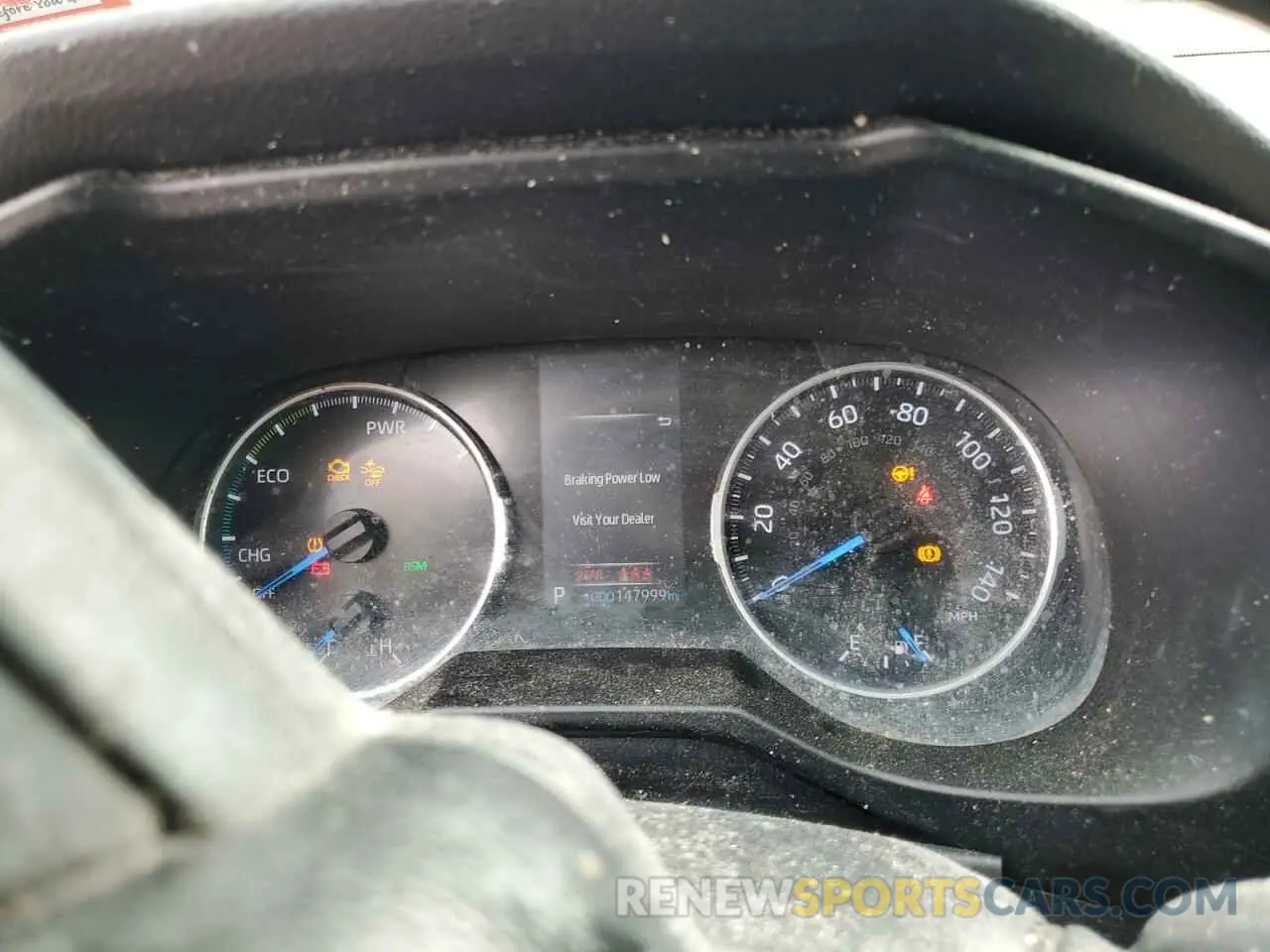 9 Photograph of a damaged car 2T3MWRFV0KW045154 TOYOTA RAV4 2019