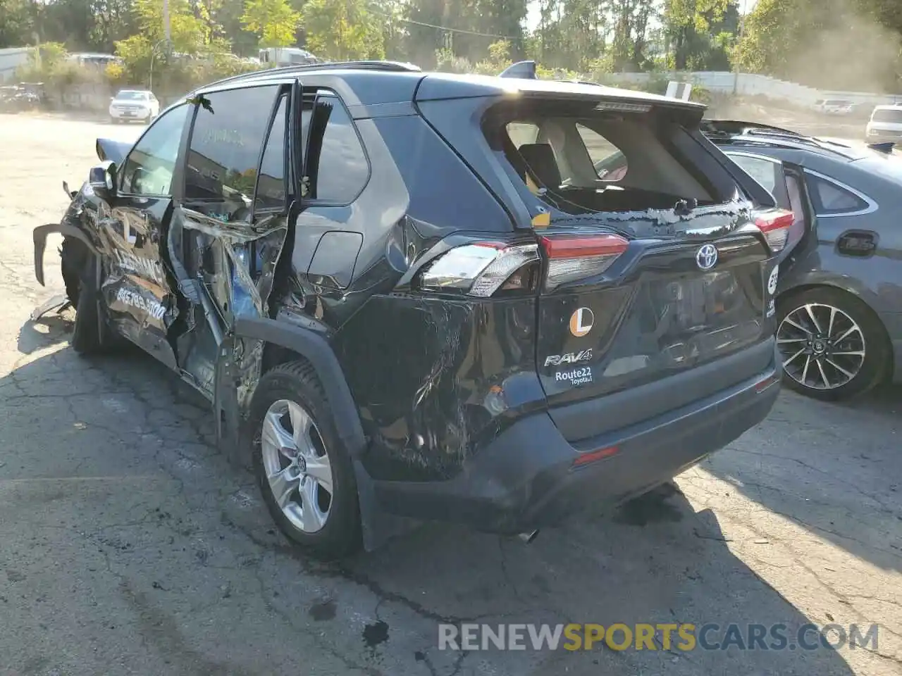 3 Photograph of a damaged car 2T3MWRFV1KW029450 TOYOTA RAV4 2019