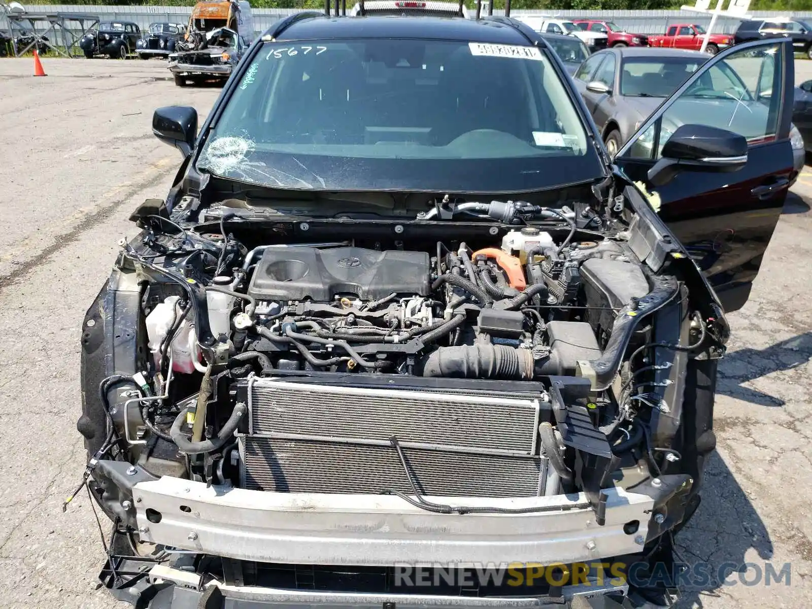 7 Photograph of a damaged car 2T3MWRFV2KW005514 TOYOTA RAV4 2019