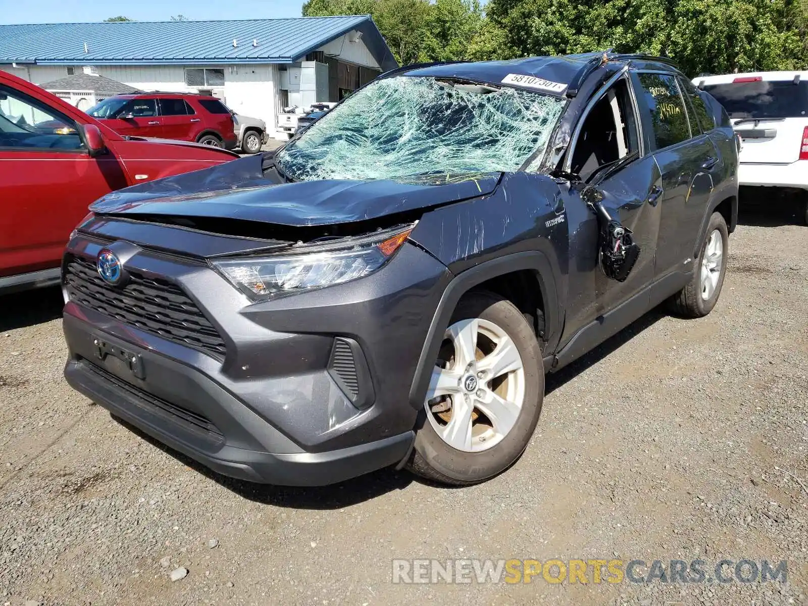 2 Photograph of a damaged car 2T3MWRFV2KW007859 TOYOTA RAV4 2019