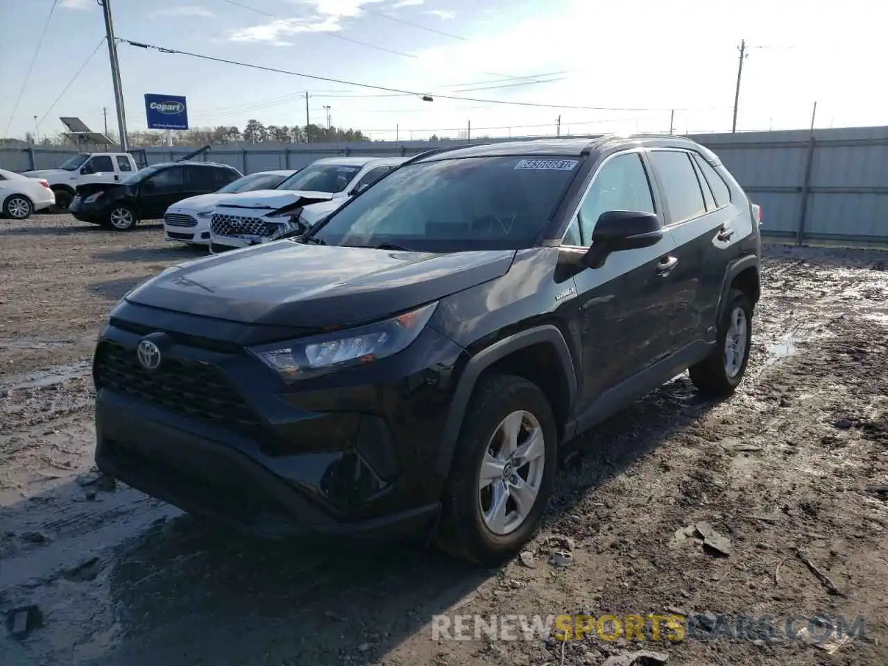 2 Photograph of a damaged car 2T3MWRFV2KW009949 TOYOTA RAV4 2019