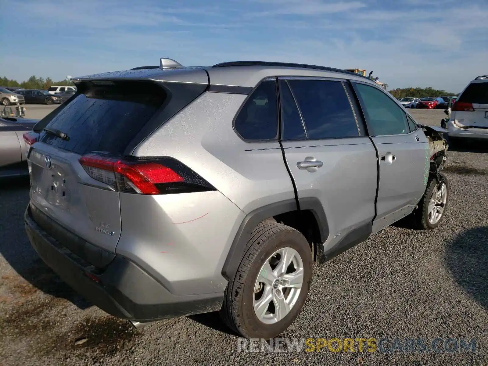 4 Photograph of a damaged car 2T3MWRFV2KW021969 TOYOTA RAV4 2019