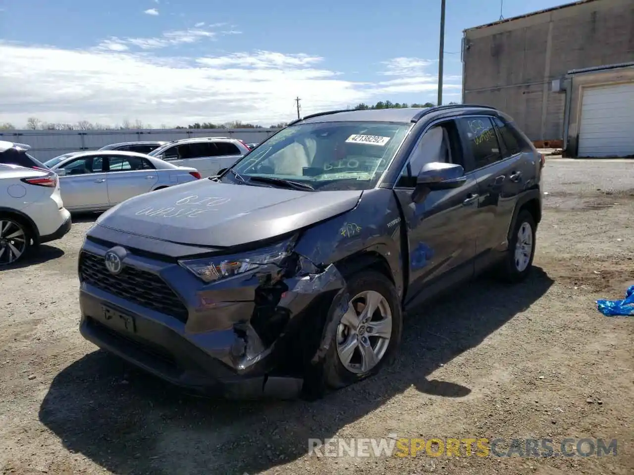 2 Photograph of a damaged car 2T3MWRFV2KW036164 TOYOTA RAV4 2019