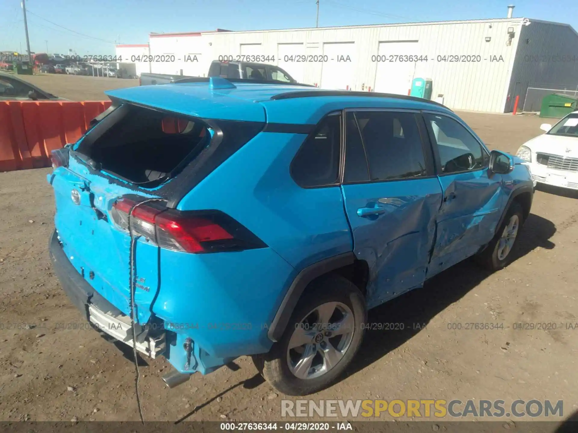 4 Photograph of a damaged car 2T3MWRFV3KW017817 TOYOTA RAV4 2019