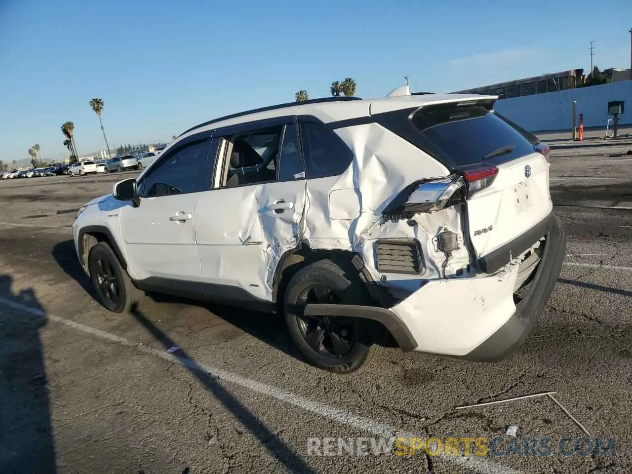 2 Photograph of a damaged car 2T3MWRFV3KW034214 TOYOTA RAV4 2019