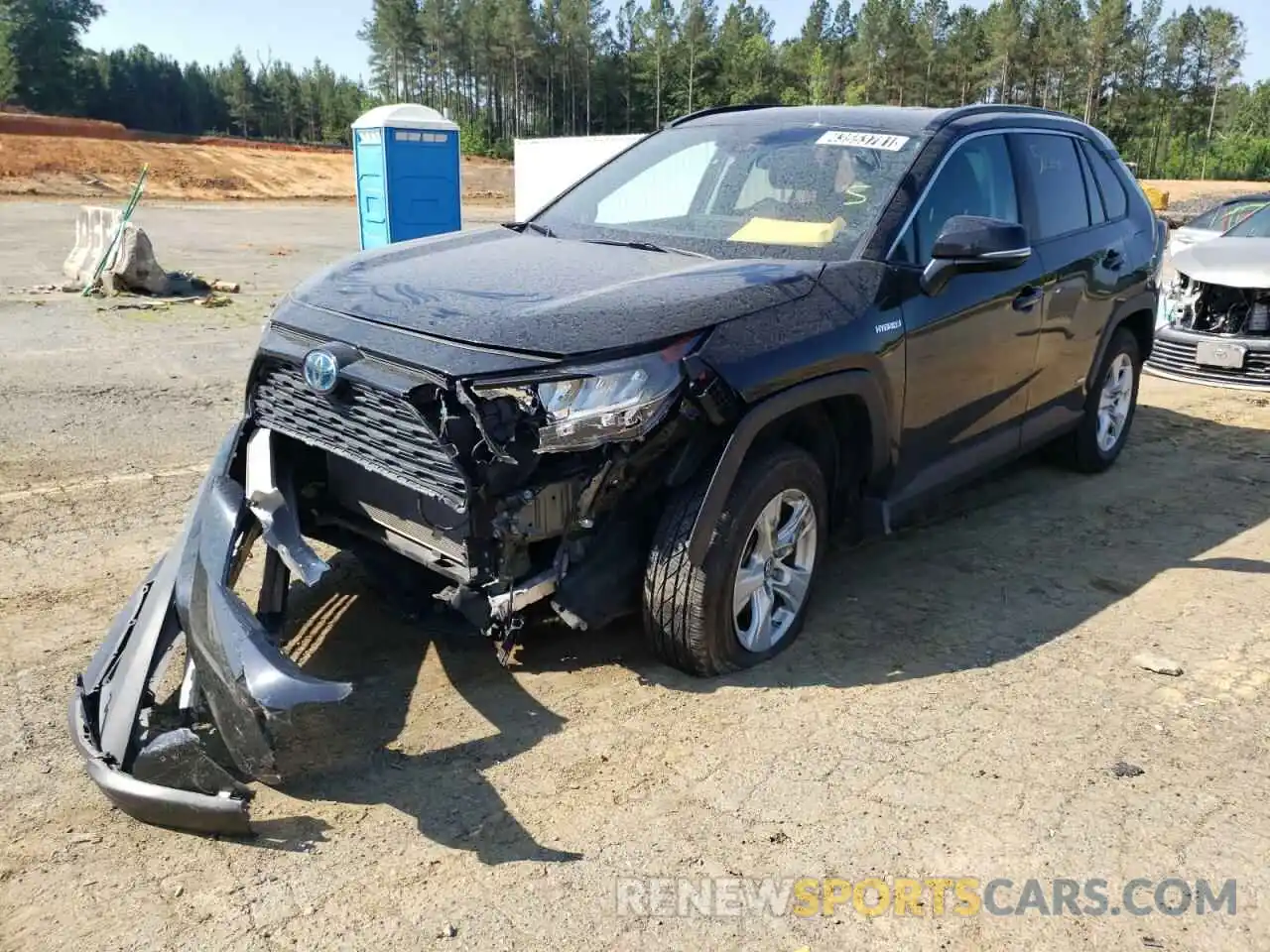 2 Photograph of a damaged car 2T3MWRFV3KW034262 TOYOTA RAV4 2019