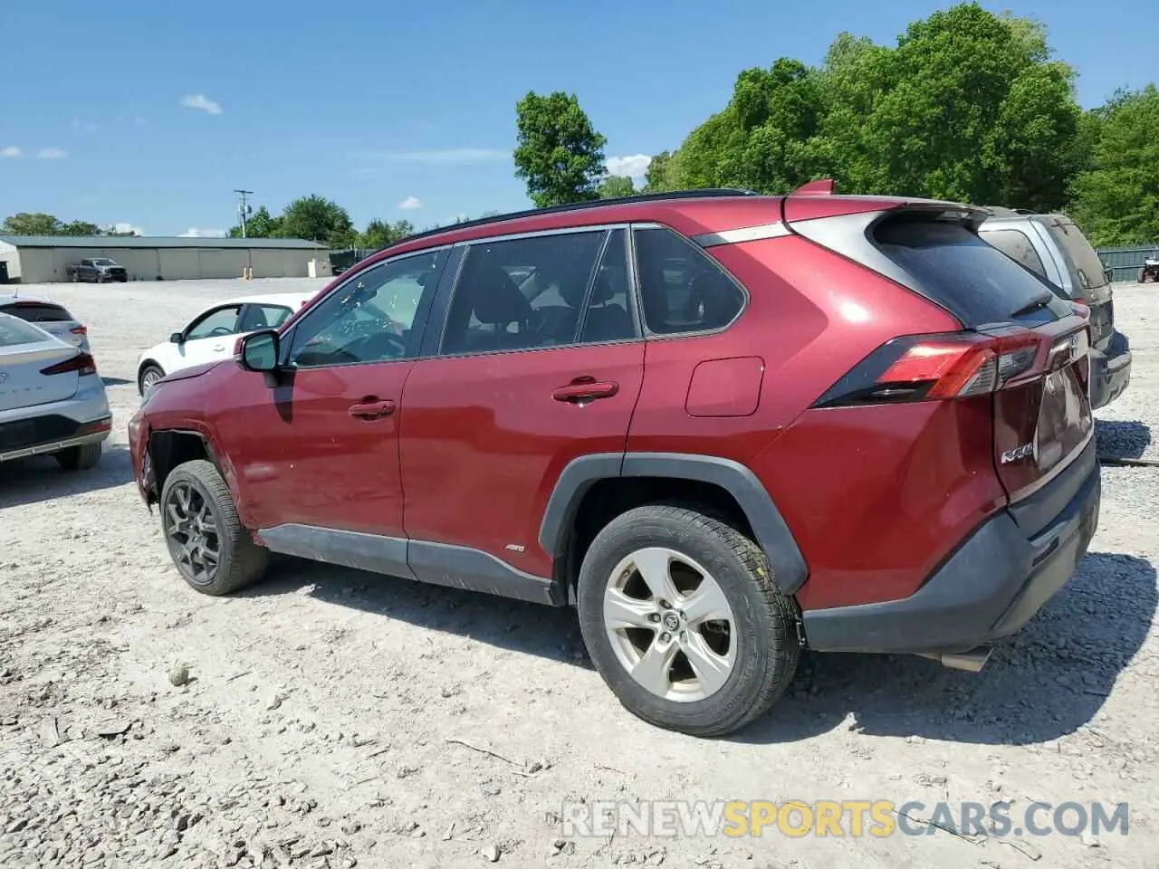 2 Photograph of a damaged car 2T3MWRFV3KW039171 TOYOTA RAV4 2019