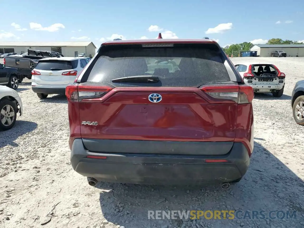 6 Photograph of a damaged car 2T3MWRFV3KW039171 TOYOTA RAV4 2019