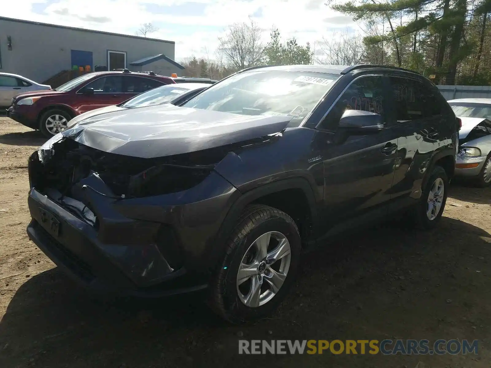 2 Photograph of a damaged car 2T3MWRFV4KW003148 TOYOTA RAV4 2019