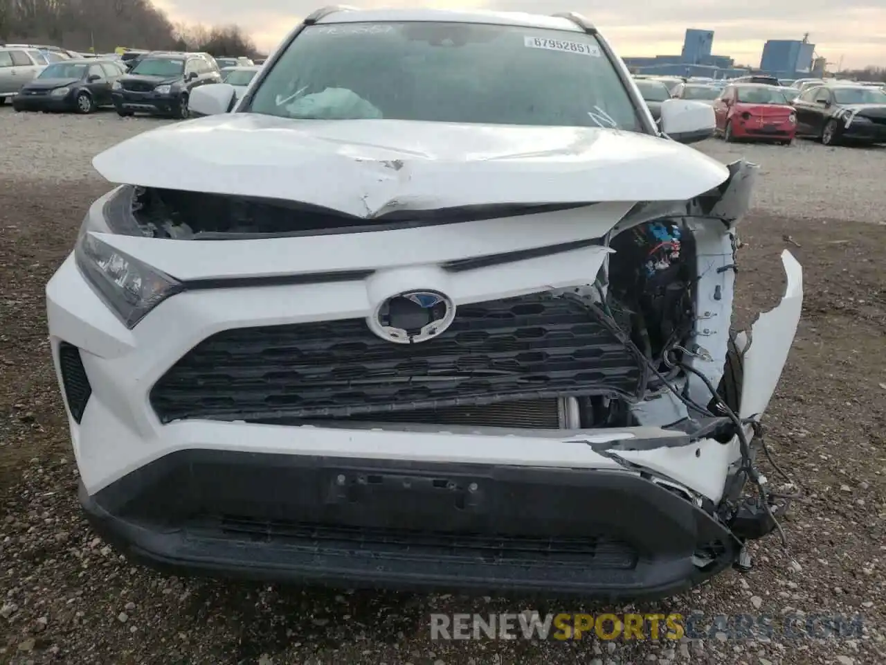 9 Photograph of a damaged car 2T3MWRFV4KW013176 TOYOTA RAV4 2019