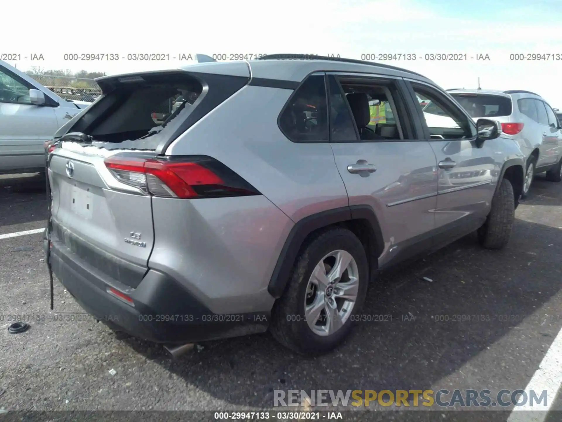 4 Photograph of a damaged car 2T3MWRFV4KW025683 TOYOTA RAV4 2019