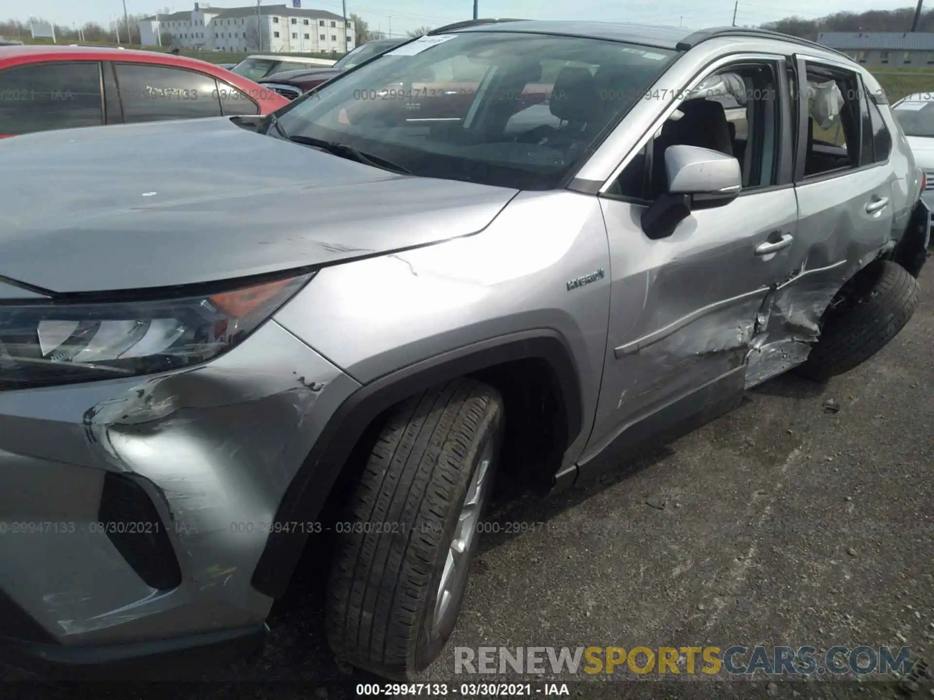 6 Photograph of a damaged car 2T3MWRFV4KW025683 TOYOTA RAV4 2019