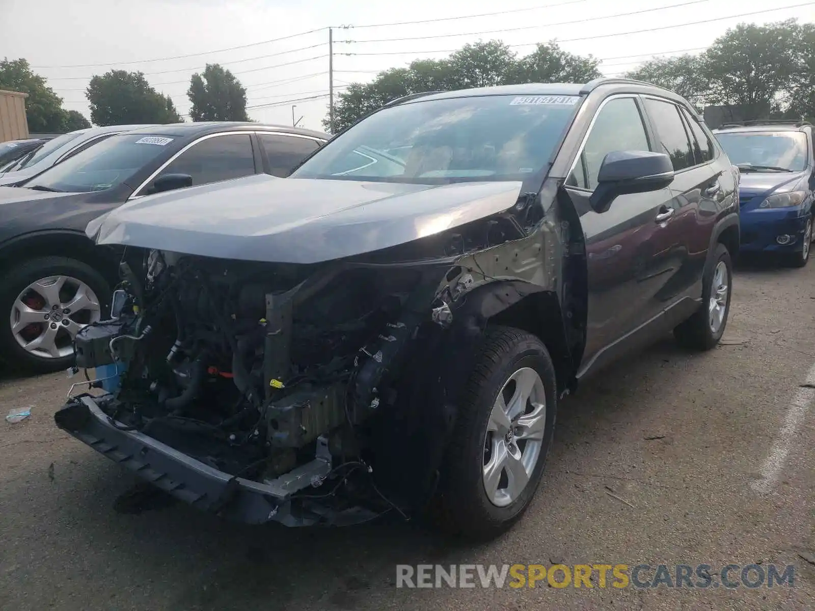 2 Photograph of a damaged car 2T3MWRFV6KW024826 TOYOTA RAV4 2019