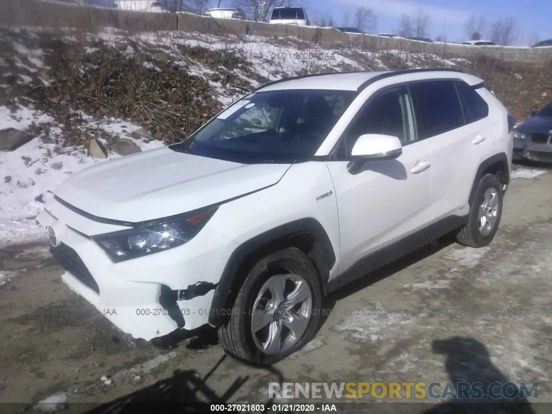 2 Photograph of a damaged car 2T3MWRFV7KW010501 TOYOTA RAV4 2019