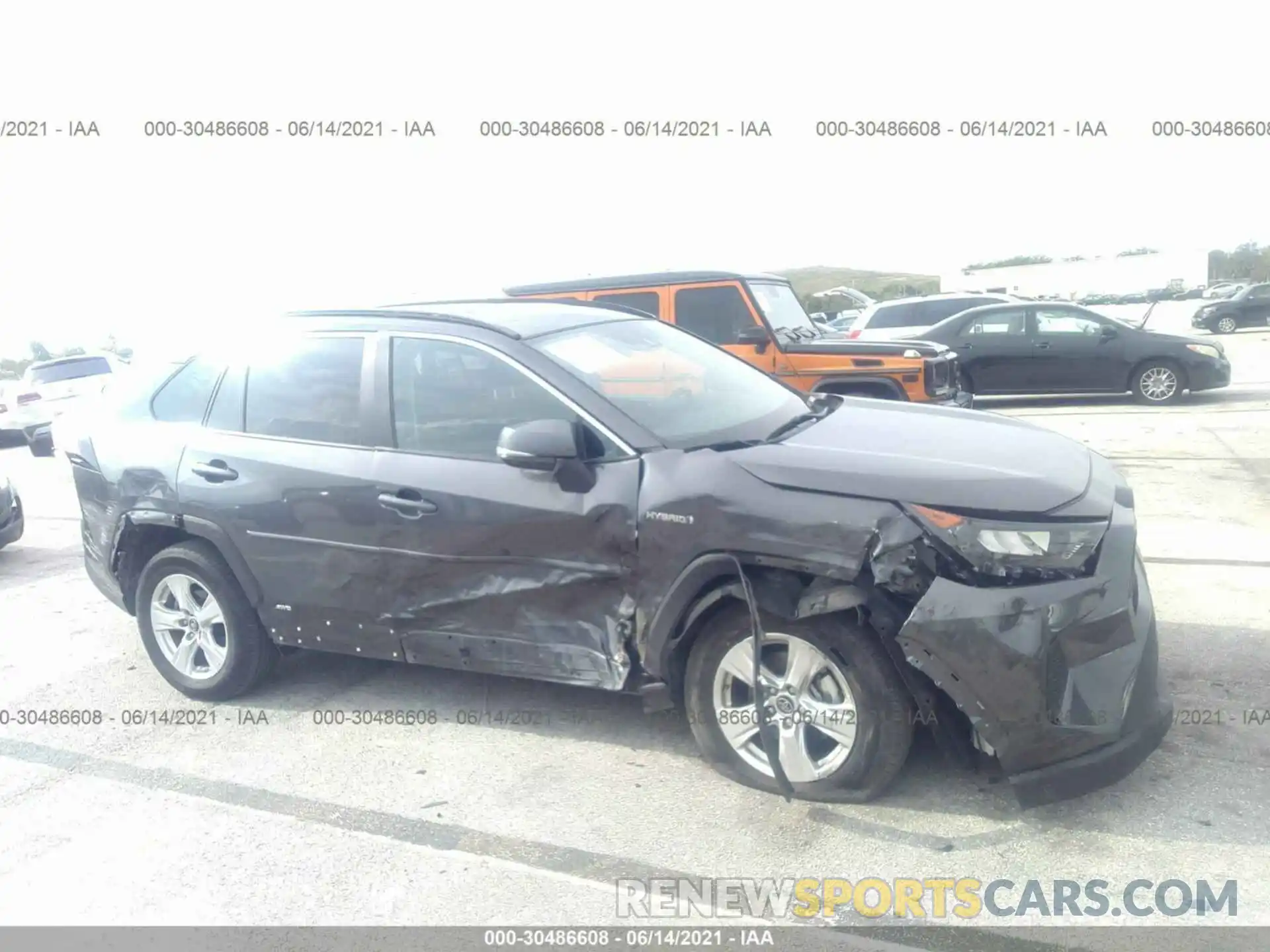 6 Photograph of a damaged car 2T3MWRFV8KW026707 TOYOTA RAV4 2019