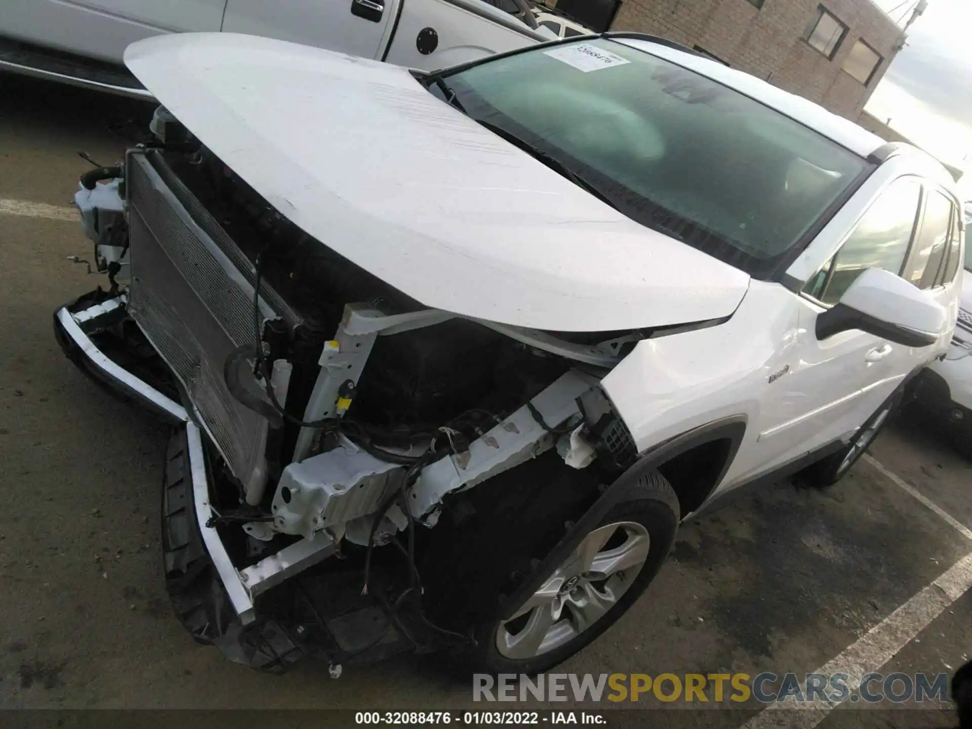 2 Photograph of a damaged car 2T3MWRFV9KW025209 TOYOTA RAV4 2019