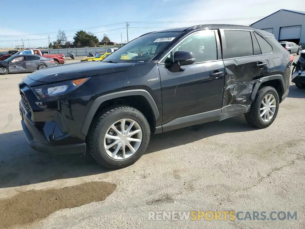 1 Photograph of a damaged car 2T3MWRFV9KW030894 TOYOTA RAV4 2019