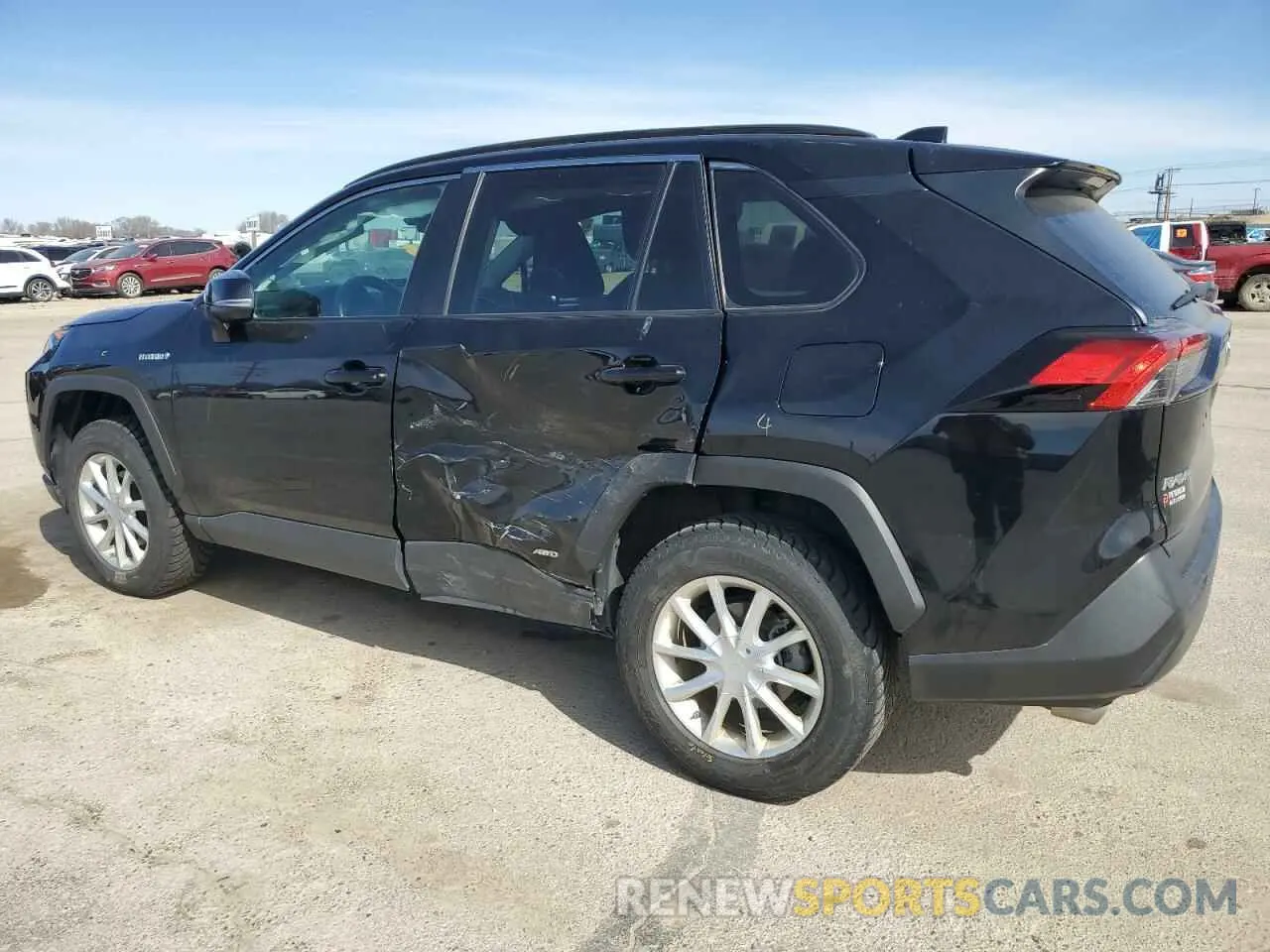 2 Photograph of a damaged car 2T3MWRFV9KW030894 TOYOTA RAV4 2019