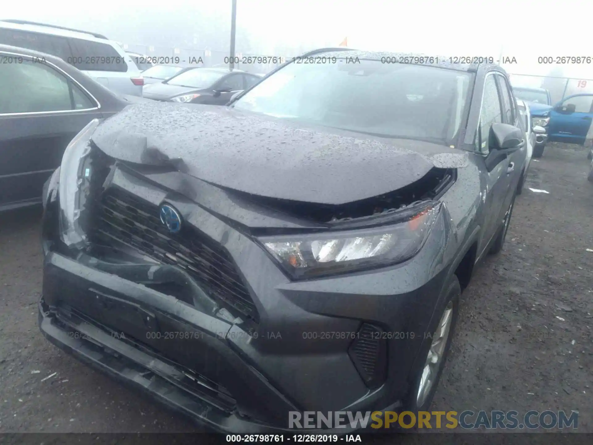 2 Photograph of a damaged car 2T3MWRFV9KW035979 TOYOTA RAV4 2019