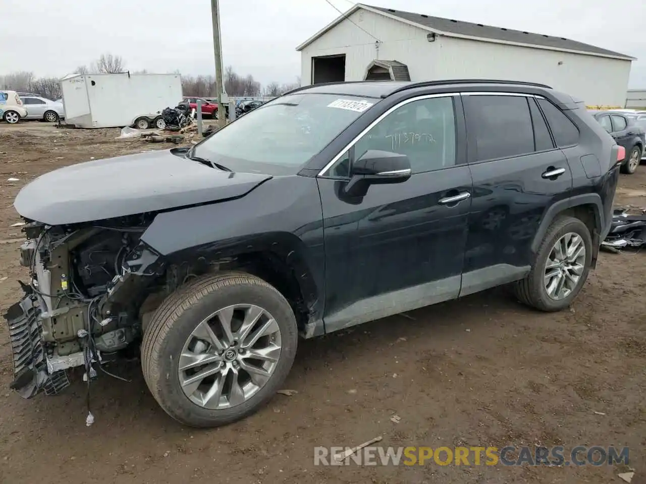 1 Photograph of a damaged car 2T3N1RFV0KW080909 TOYOTA RAV4 2019