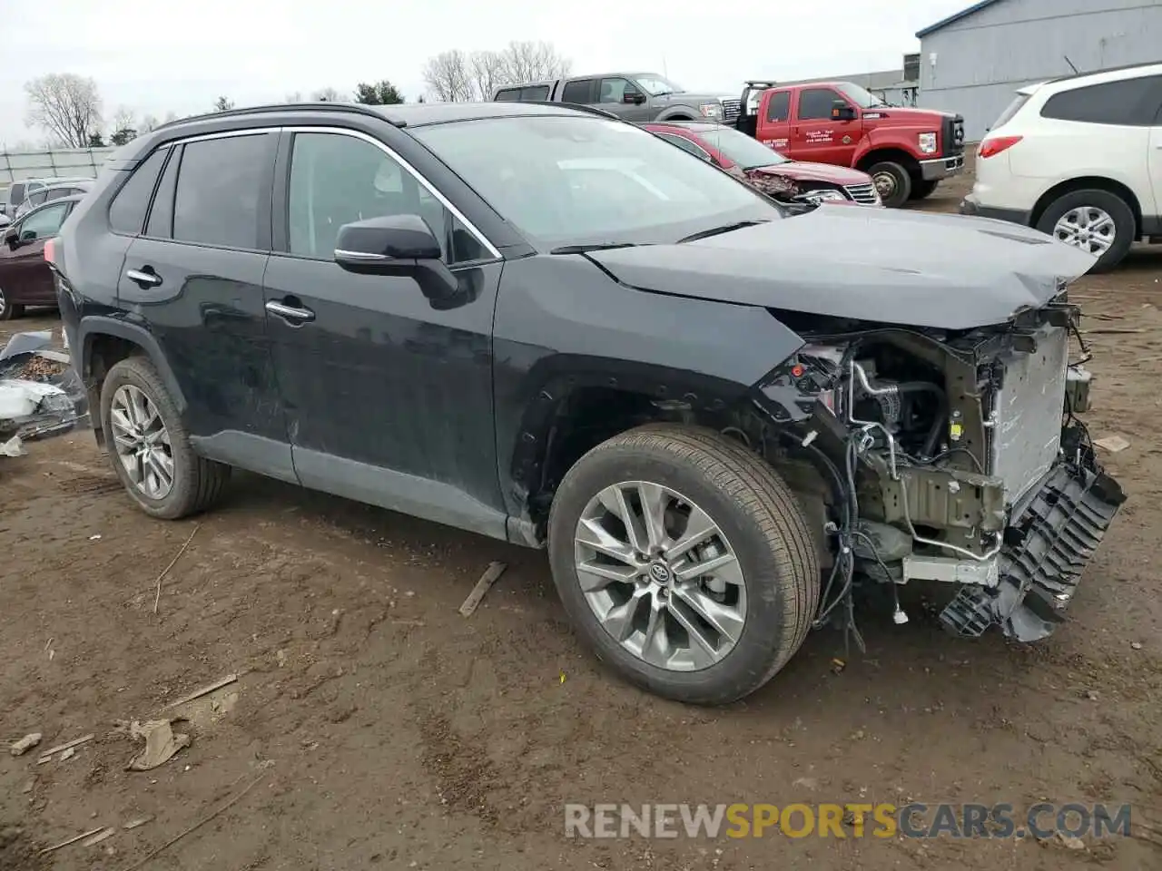 4 Photograph of a damaged car 2T3N1RFV0KW080909 TOYOTA RAV4 2019