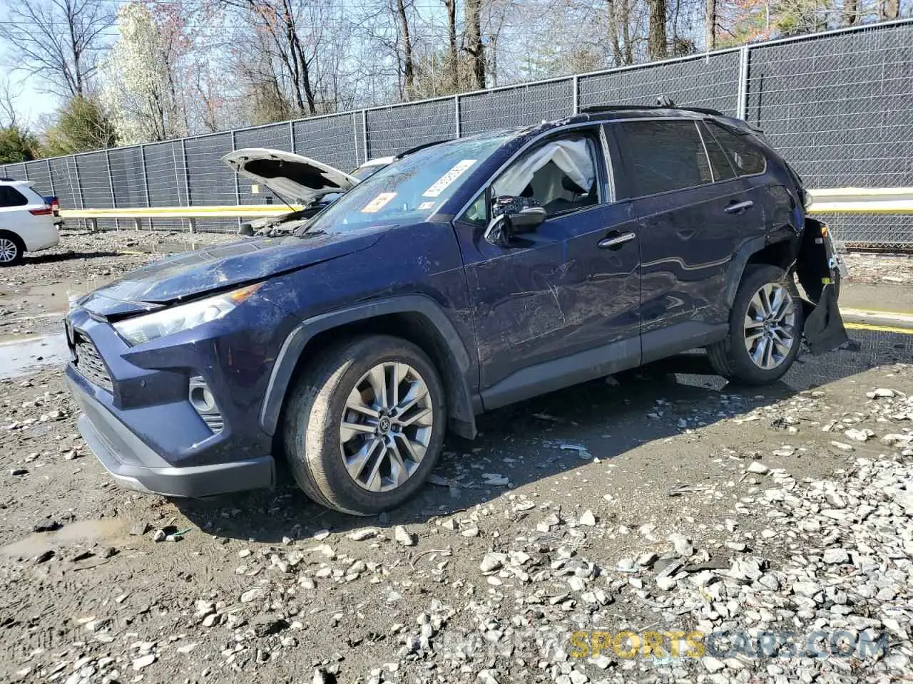 1 Photograph of a damaged car 2T3N1RFV2KW017410 TOYOTA RAV4 2019