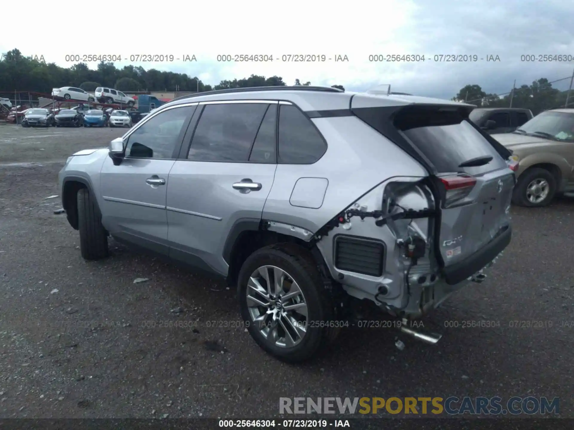 3 Photograph of a damaged car 2T3N1RFV2KW053727 TOYOTA RAV4 2019