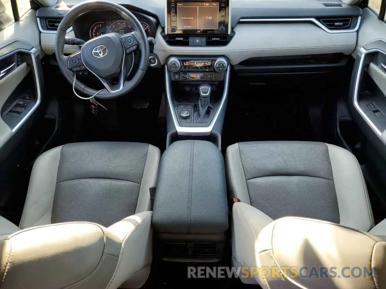 8 Photograph of a damaged car 2T3N1RFV3KC044892 TOYOTA RAV4 2019