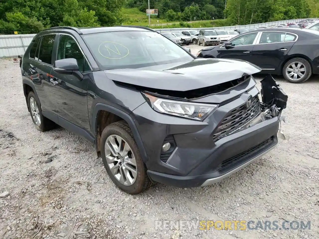 1 Photograph of a damaged car 2T3N1RFV3KC057819 TOYOTA RAV4 2019