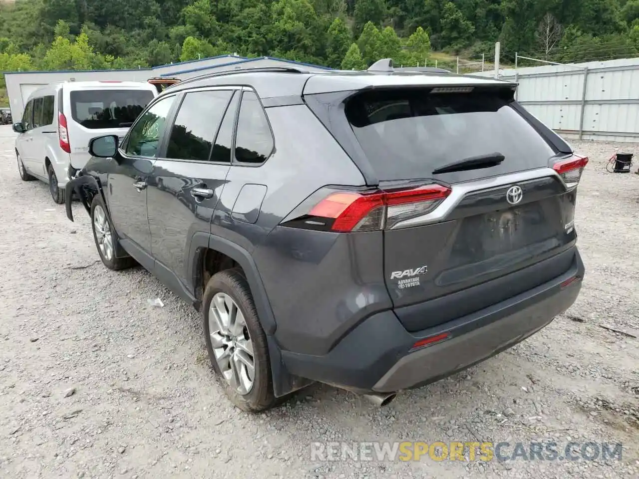 3 Photograph of a damaged car 2T3N1RFV3KC057819 TOYOTA RAV4 2019