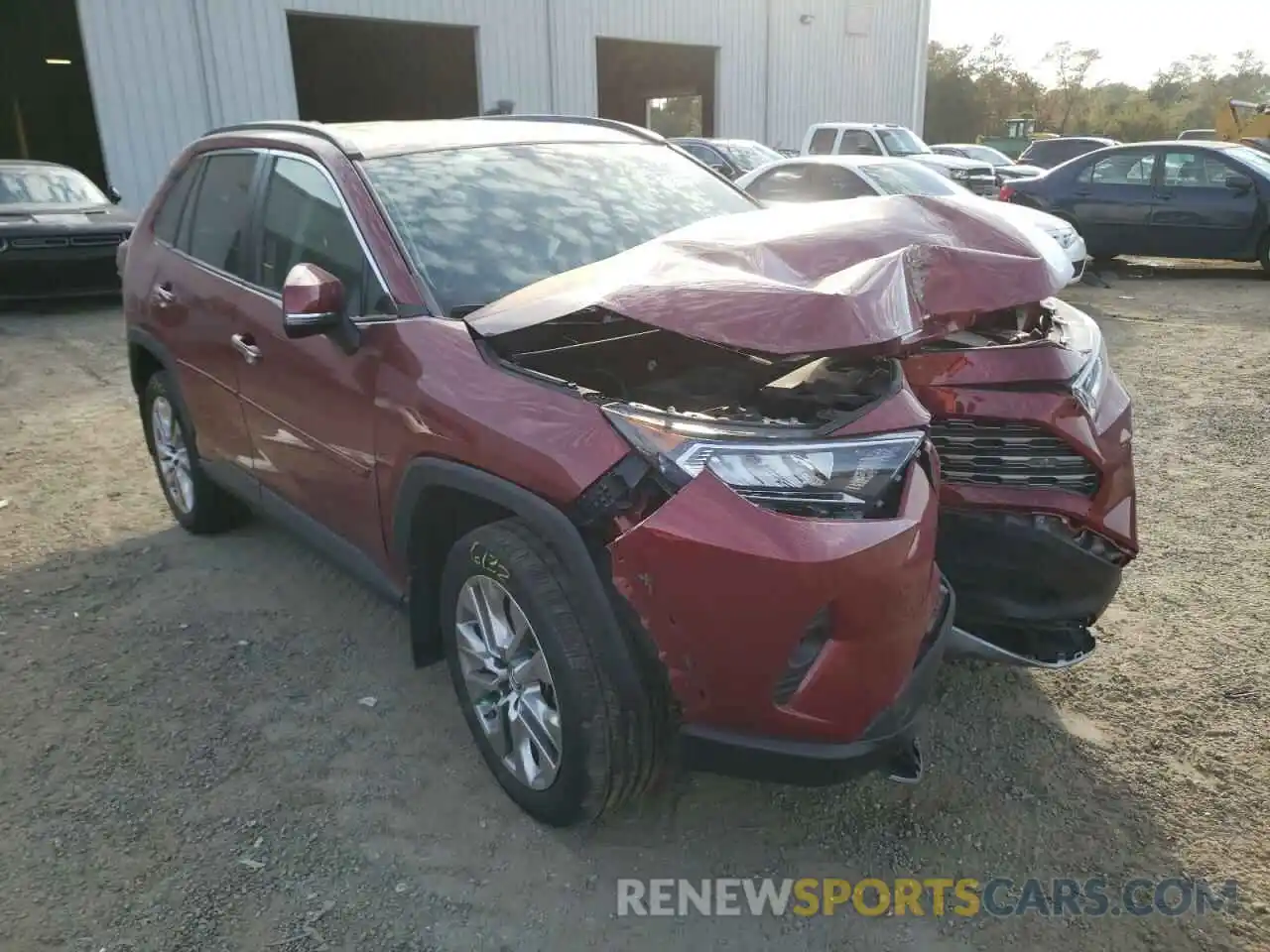 1 Photograph of a damaged car 2T3N1RFV3KW011227 TOYOTA RAV4 2019