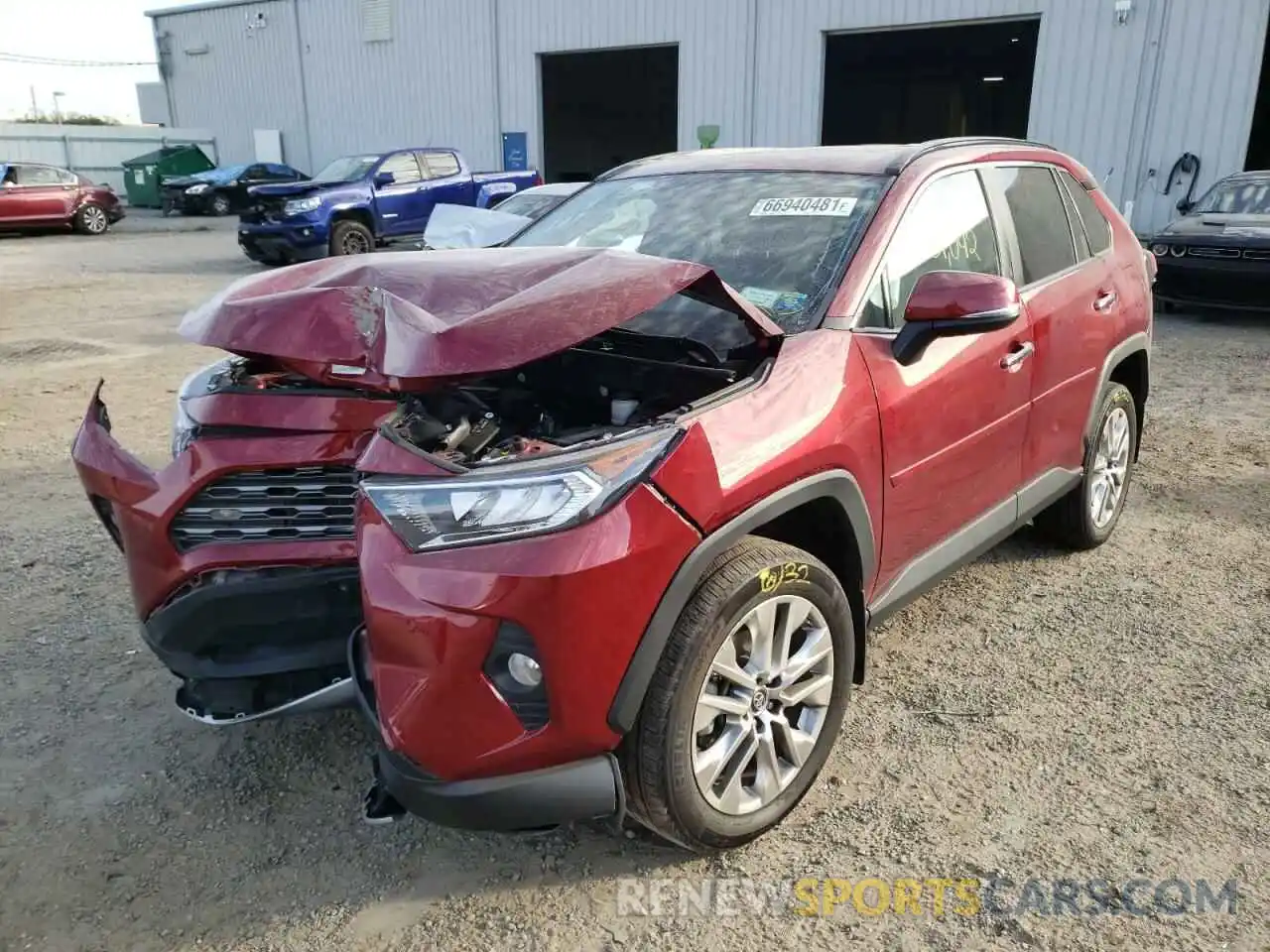 2 Photograph of a damaged car 2T3N1RFV3KW011227 TOYOTA RAV4 2019