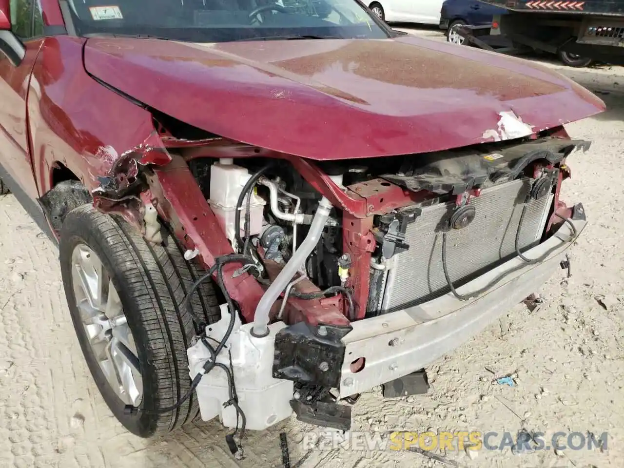 9 Photograph of a damaged car 2T3N1RFV3KW053557 TOYOTA RAV4 2019