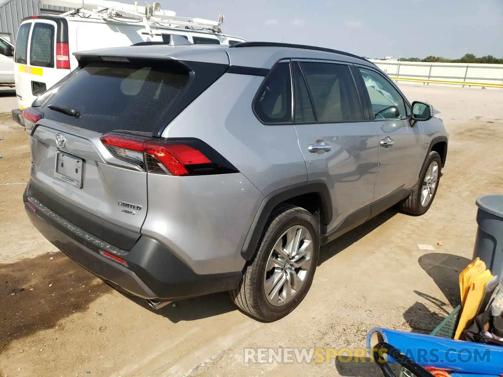 4 Photograph of a damaged car 2T3N1RFV4KC060177 TOYOTA RAV4 2019