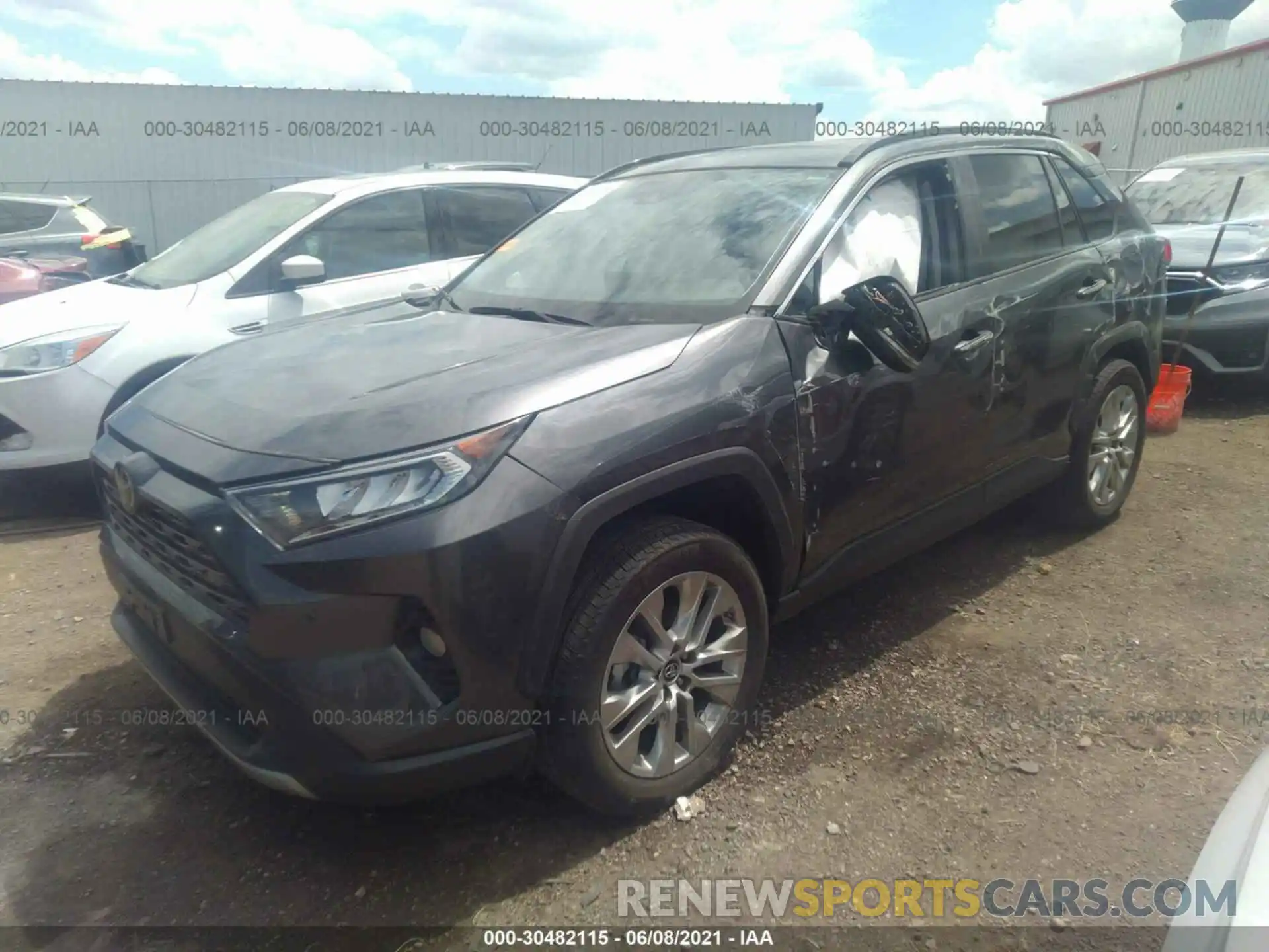 2 Photograph of a damaged car 2T3N1RFV5KC049494 TOYOTA RAV4 2019