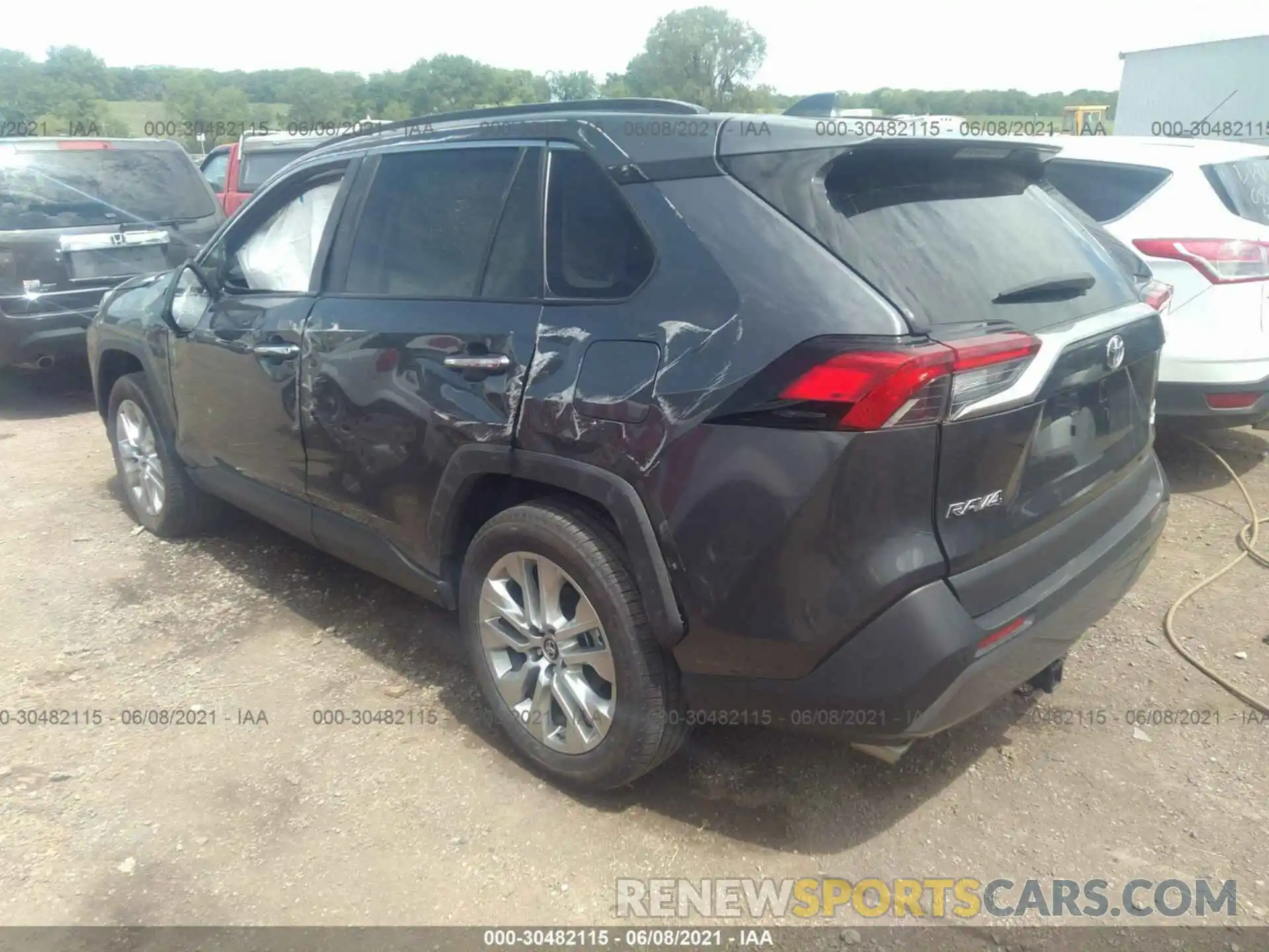 3 Photograph of a damaged car 2T3N1RFV5KC049494 TOYOTA RAV4 2019