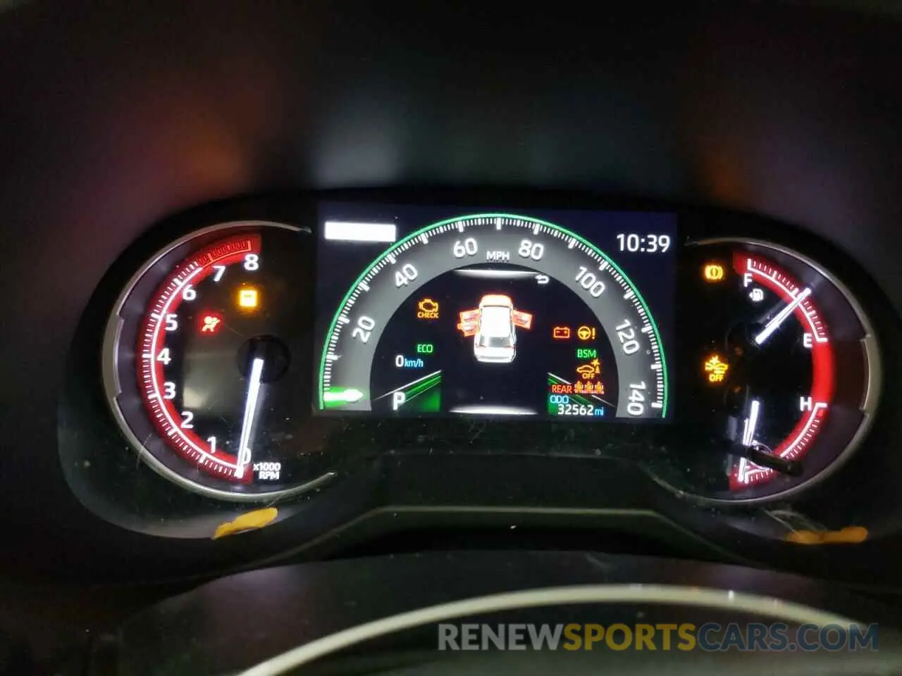 9 Photograph of a damaged car 2T3N1RFV6KC001874 TOYOTA RAV4 2019